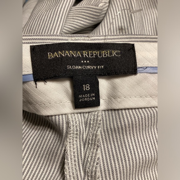 New Banana Republic Sloan Curvy Fit Pin Striped Pant - Picture 11 of 15